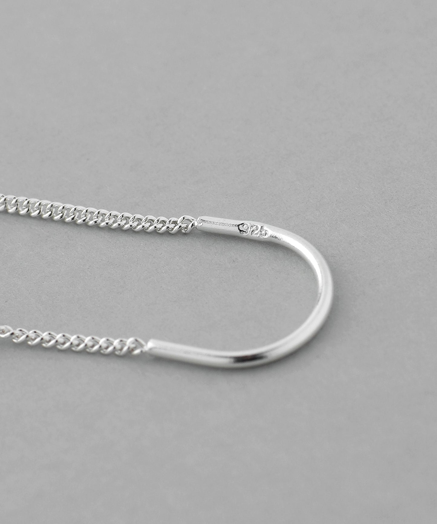 Sphere Line American Earrings [925 silver]