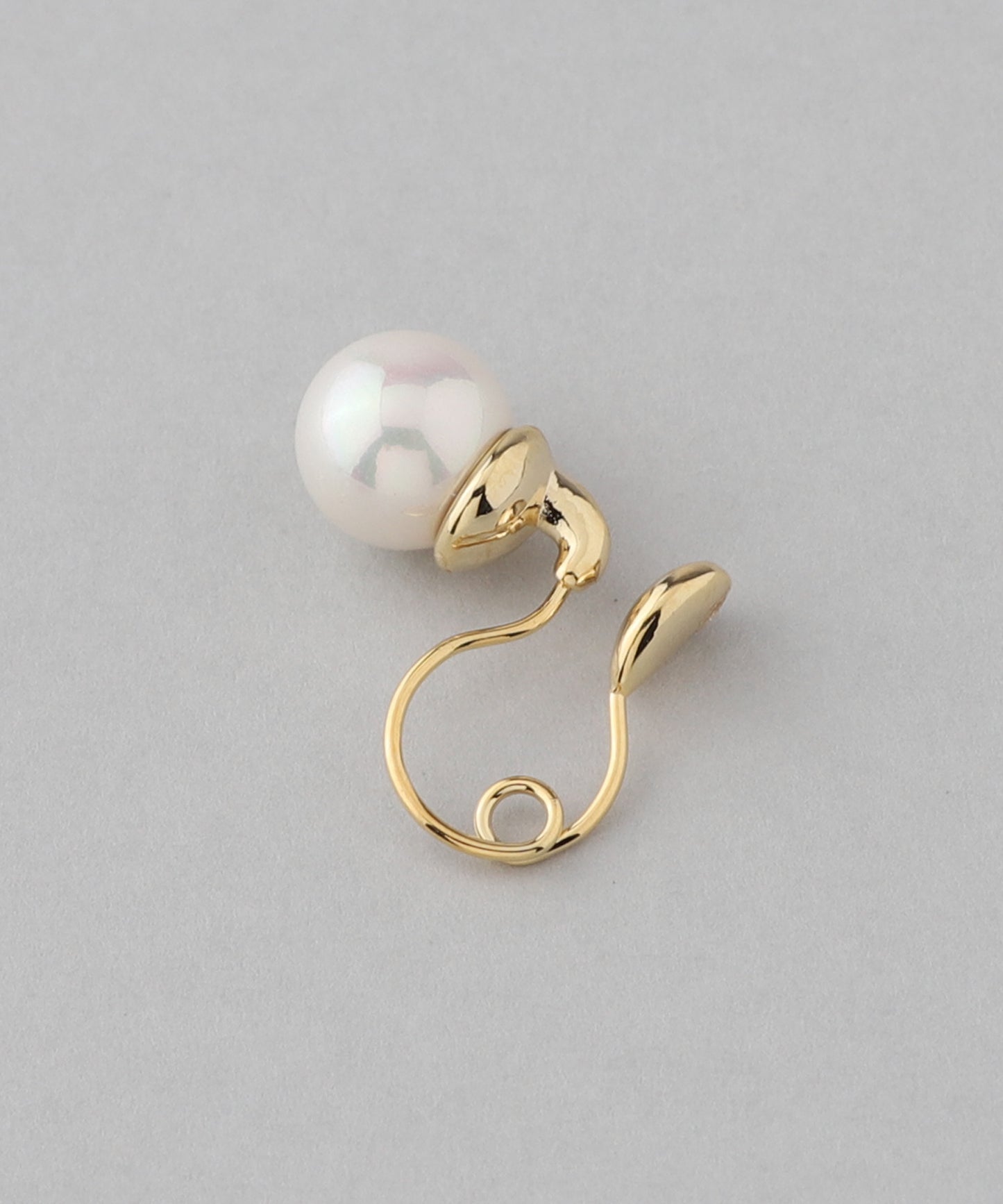 Single Pearl Clip On Earrings [S][Basic]