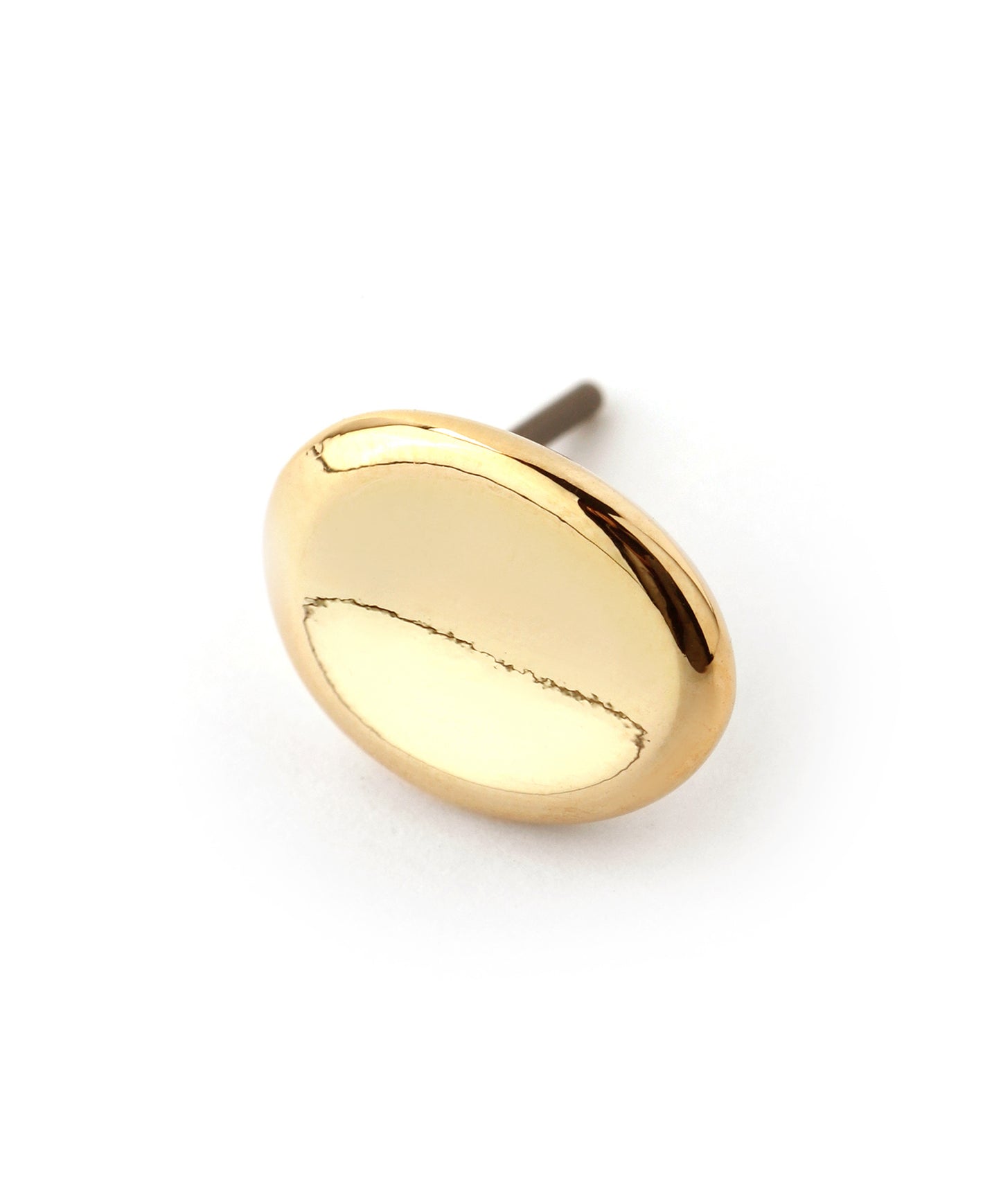 Oval Metal Earrings [Basic]