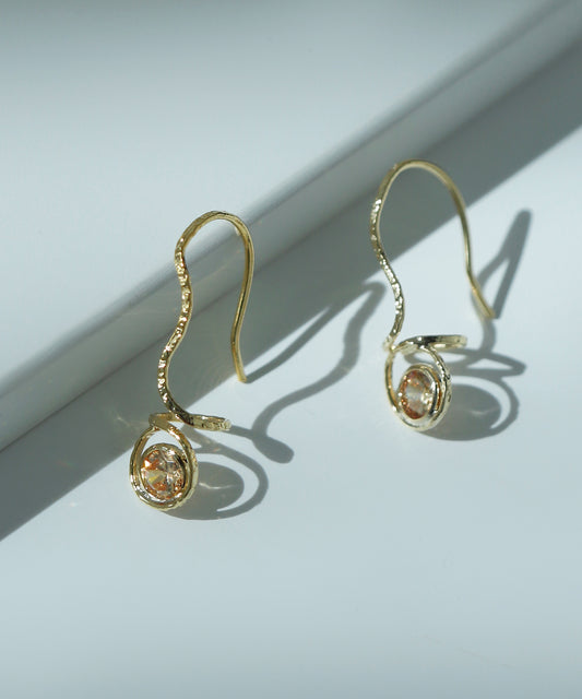Bijoux × Nuance Line Earrings [Sheerchic]