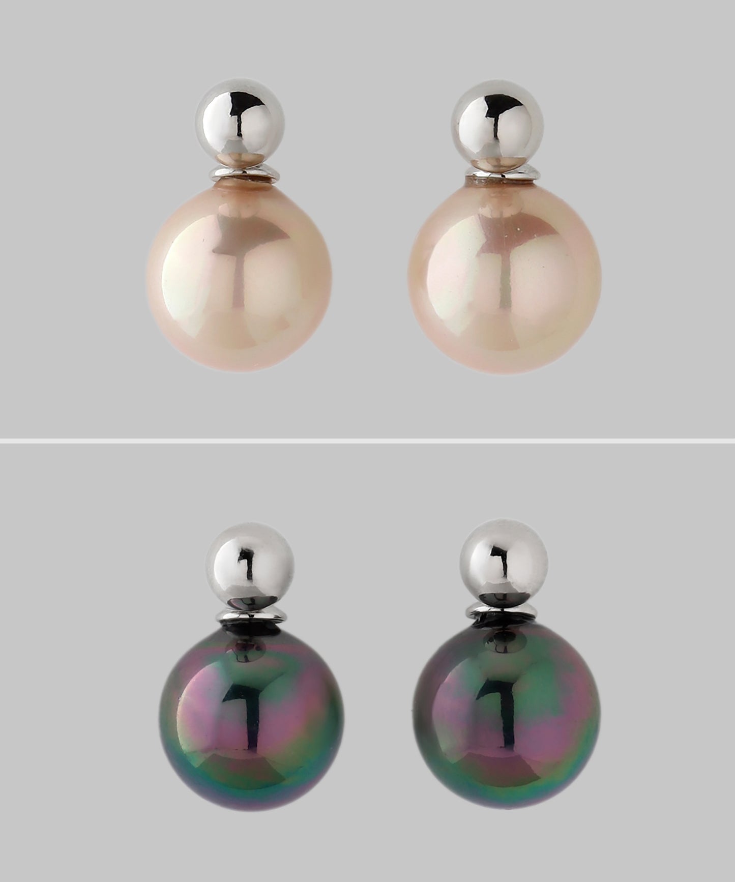 【STOP】3WAY彩色珍珠耳环