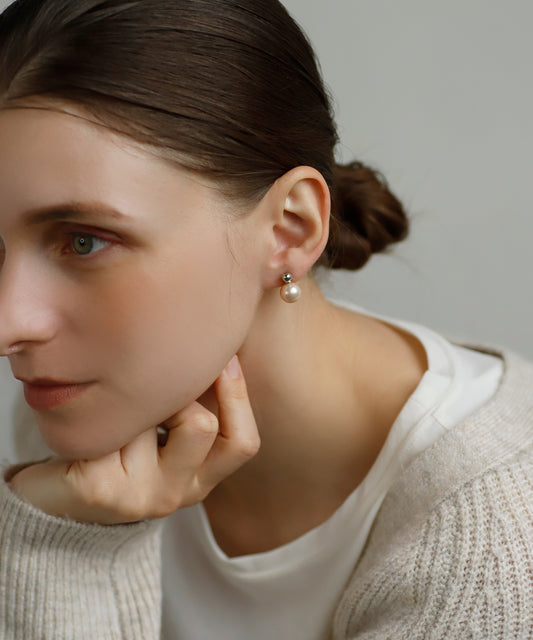 3WAY Color Pearl Earrings