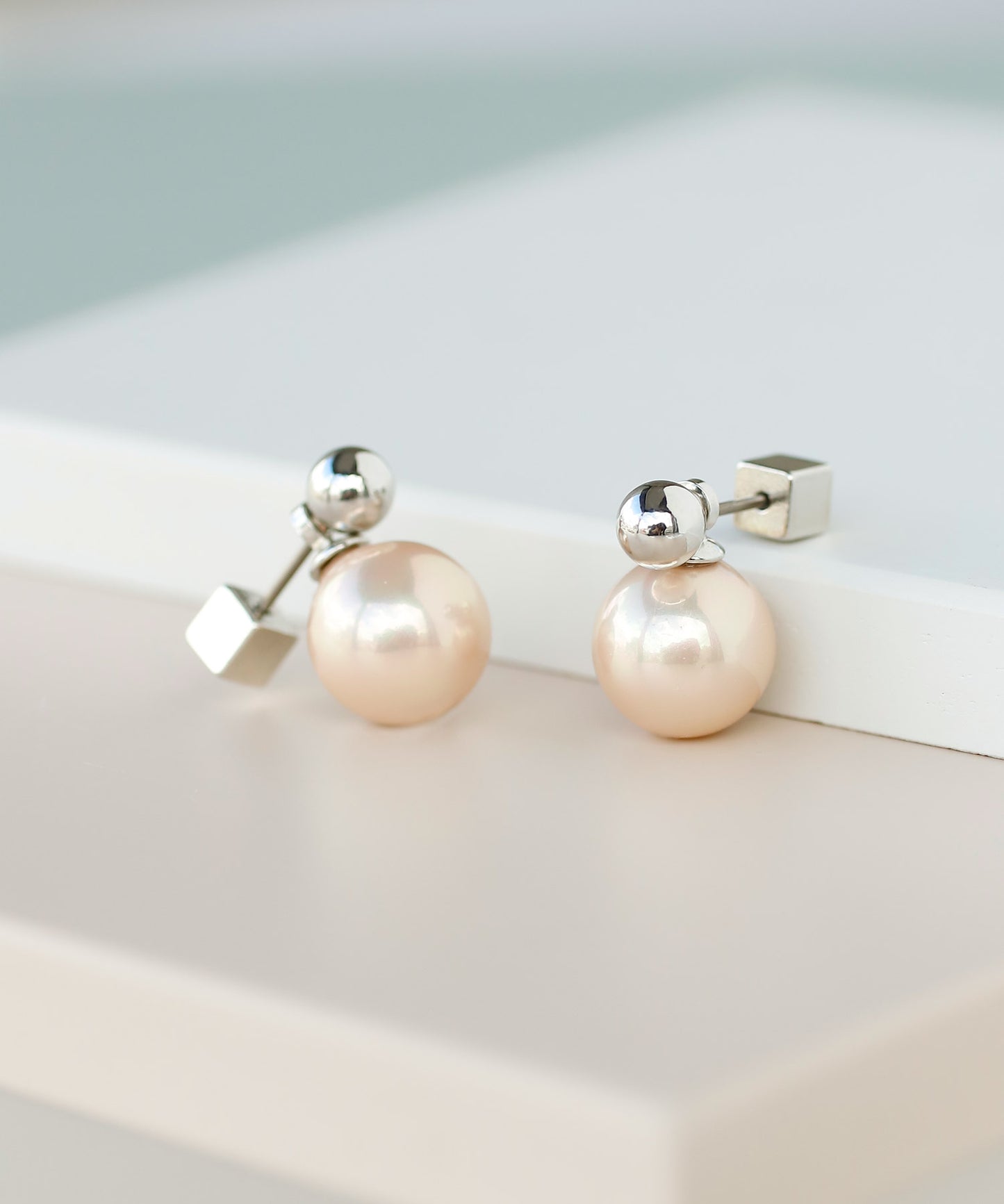 【STOP】3WAY彩色珍珠耳环