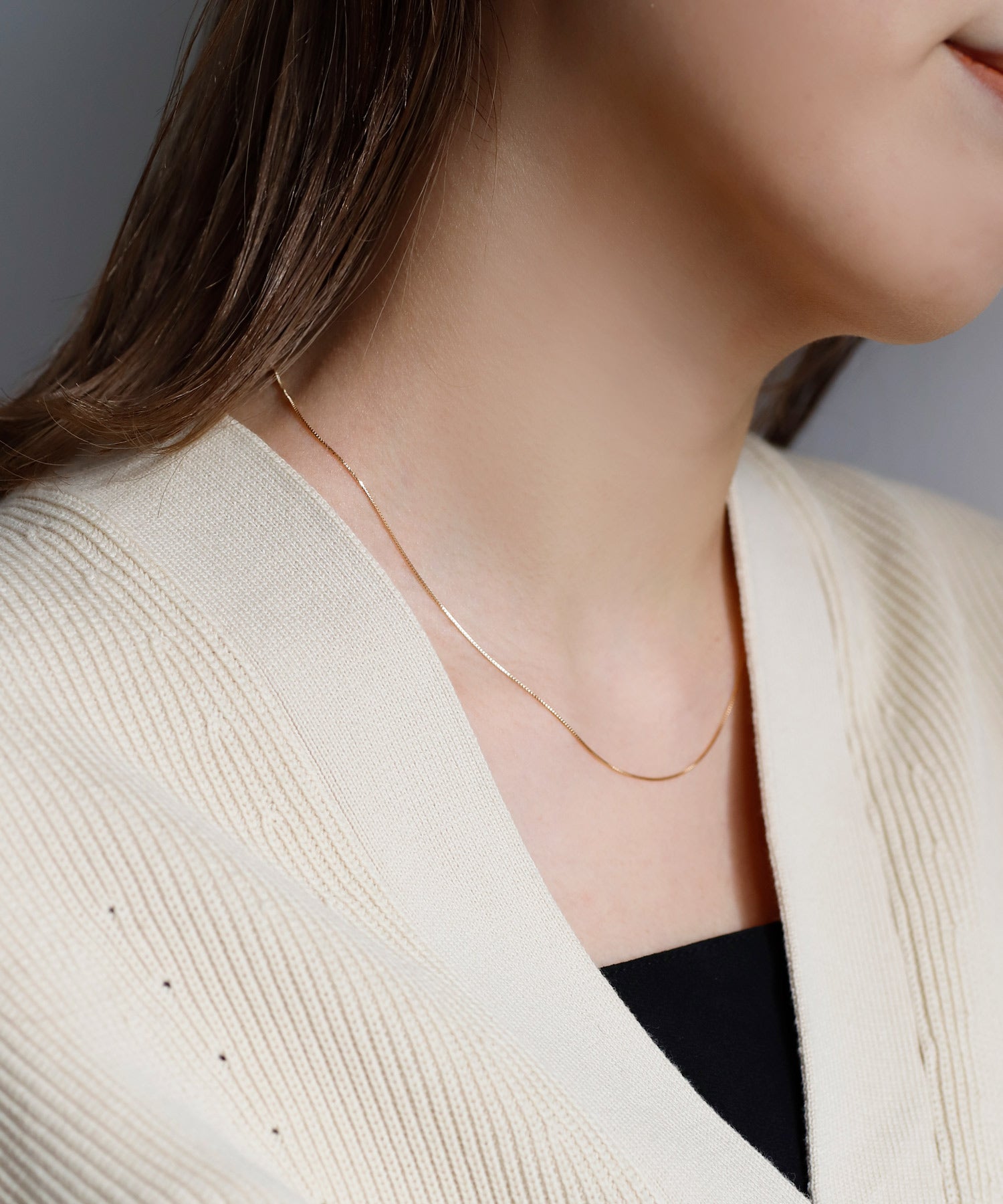 Venetian Chain Necklace [10K] (gg050014n) | mimi33 ONLINE STORE