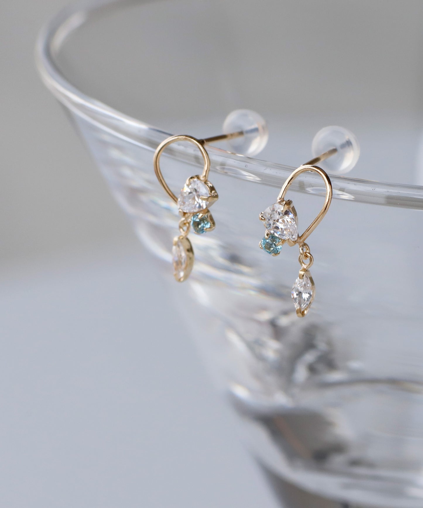 Gemstone Earrings[10K][Basic]