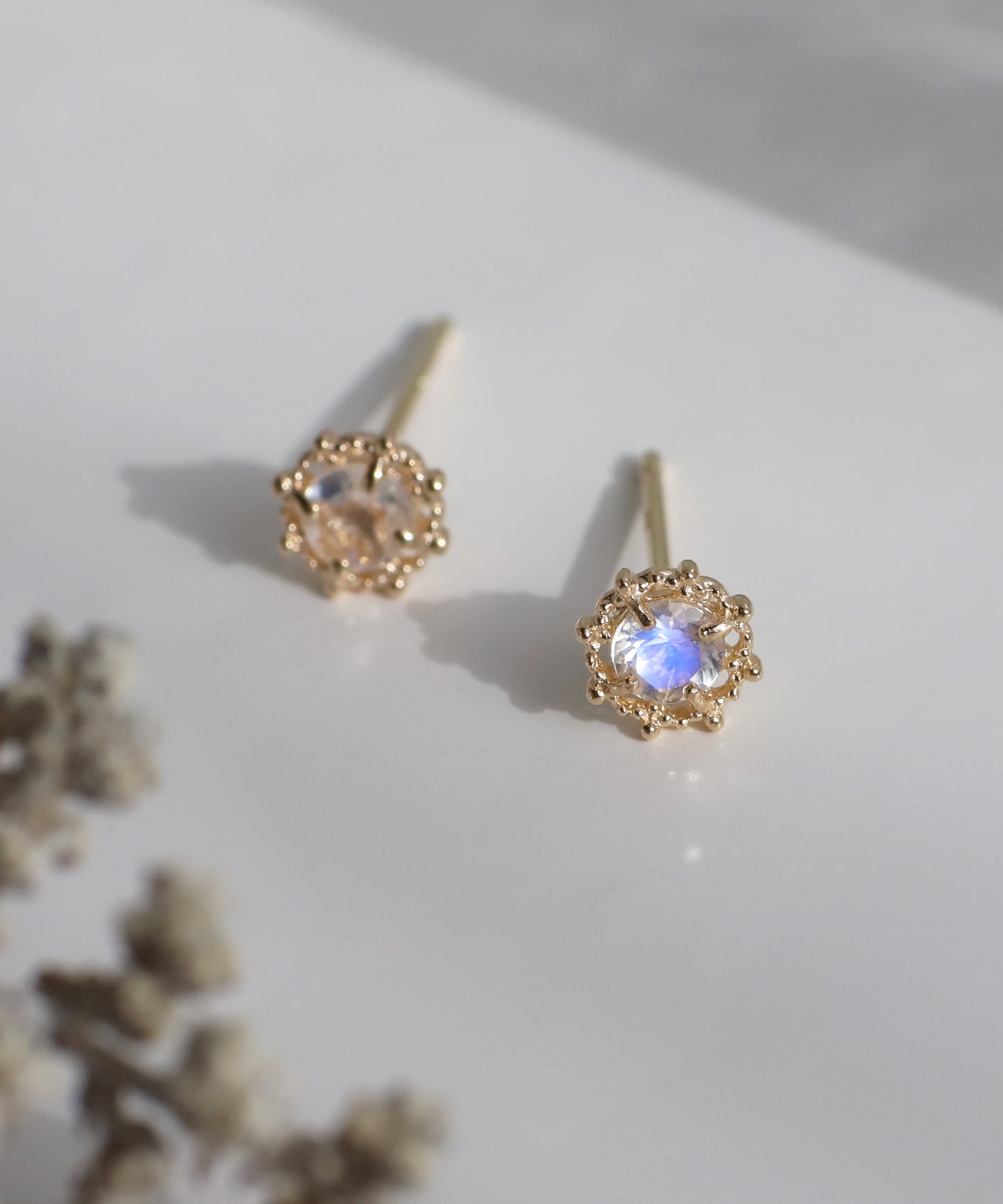 Gemstone Earrings [10K][Basic]