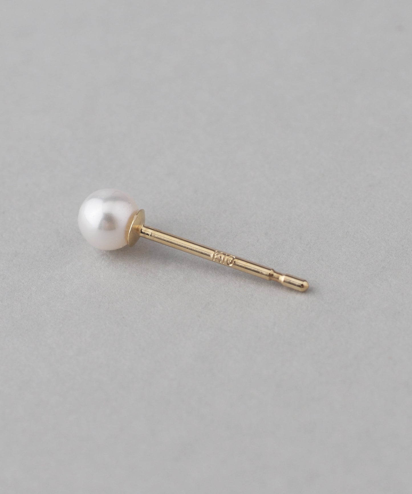 Single Freshwater Pearl Earrings [10K][Basic]
