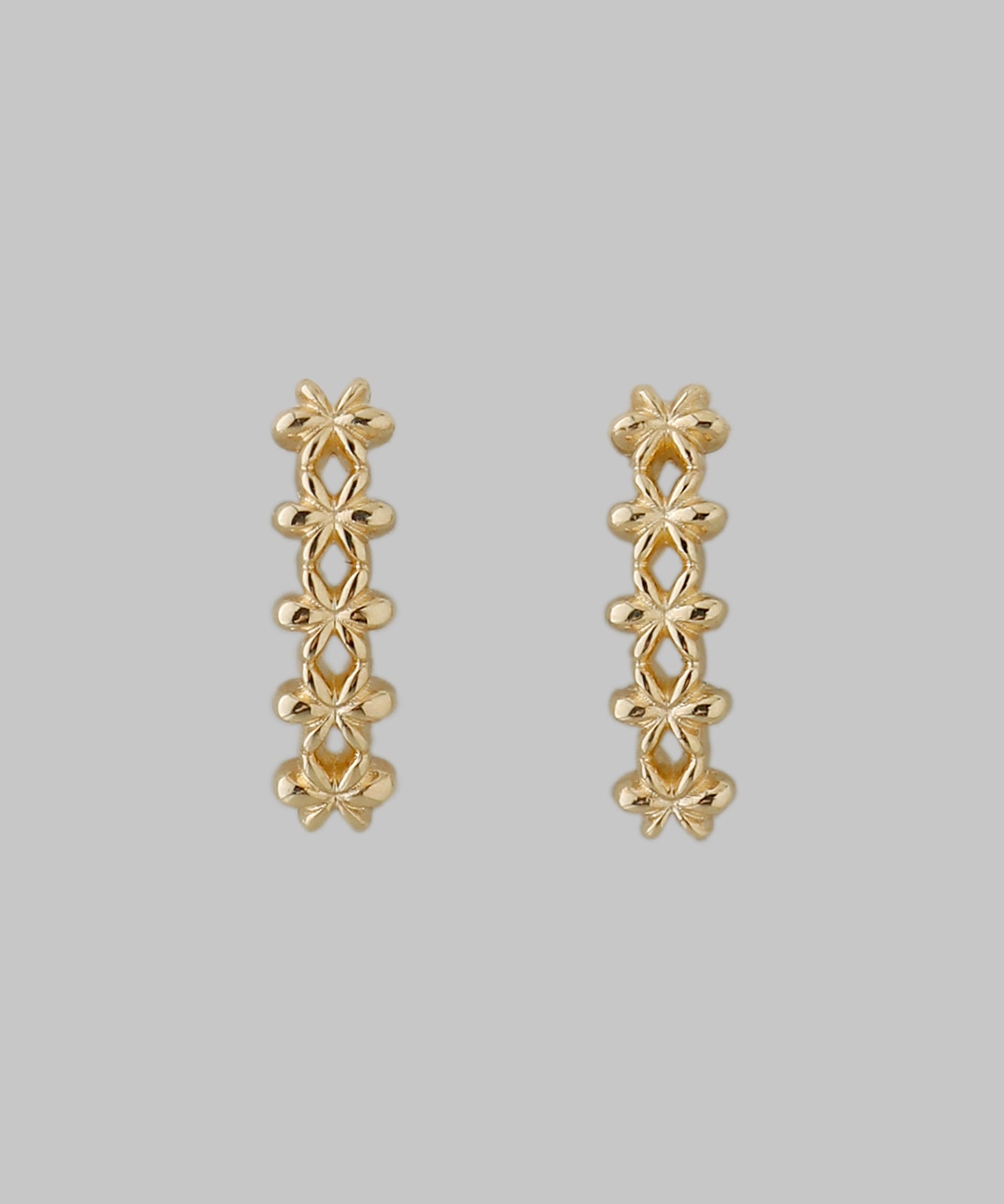 【Online Store Limited】Flower Lace Earrings [10K][Basic]