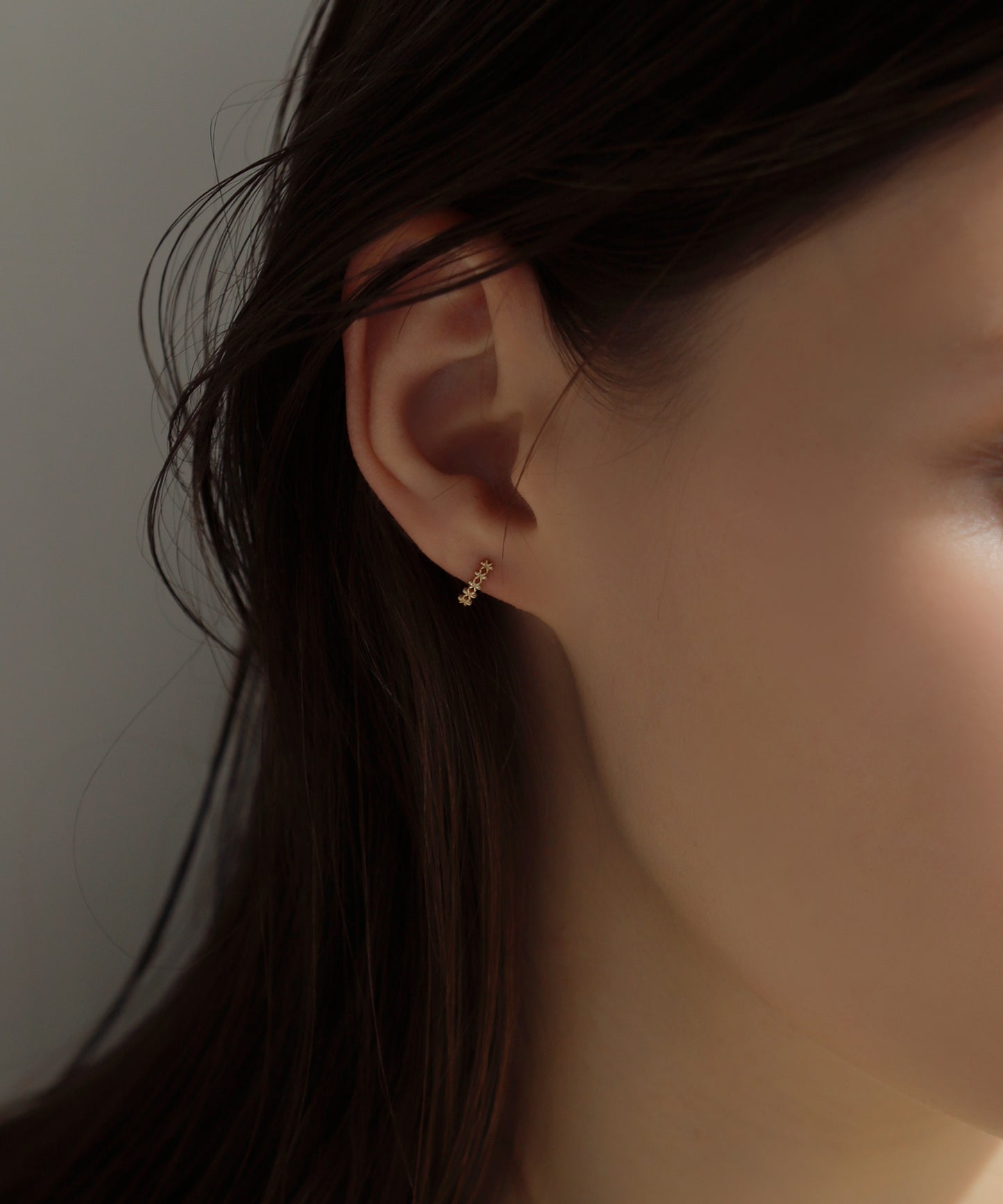 【Online Store Limited】Flower Lace Earrings [10K][Basic]