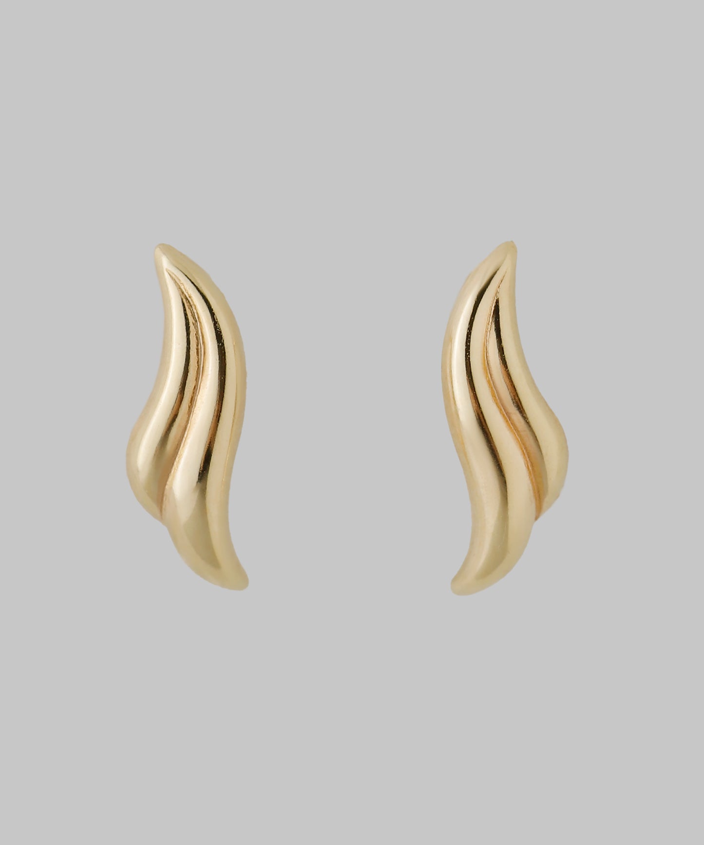 【Online Store Limited】Leaf Motif Earrings [10K][Basic]