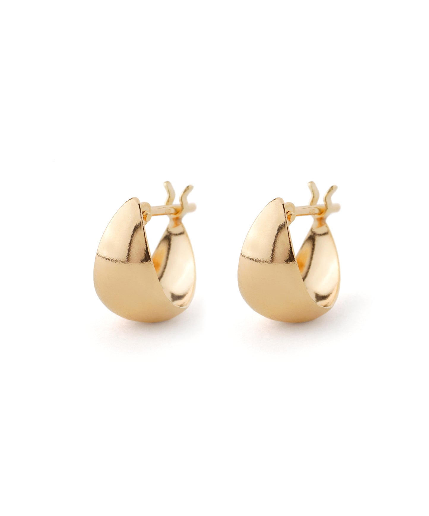 【Online Store Limited】Wide Hoop Earrings [10K][Basic]