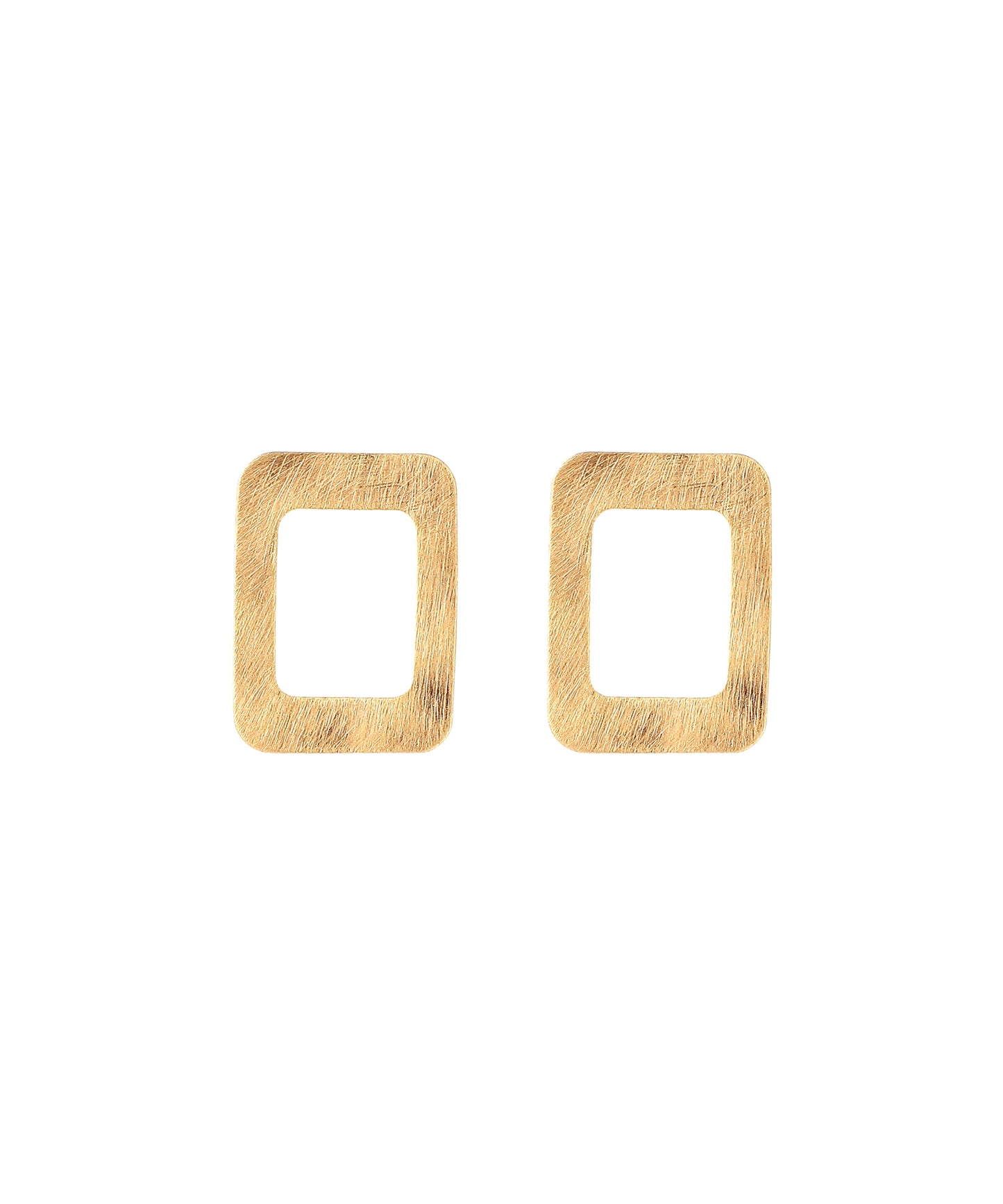 Square Plate Earrings [10K][Basic]