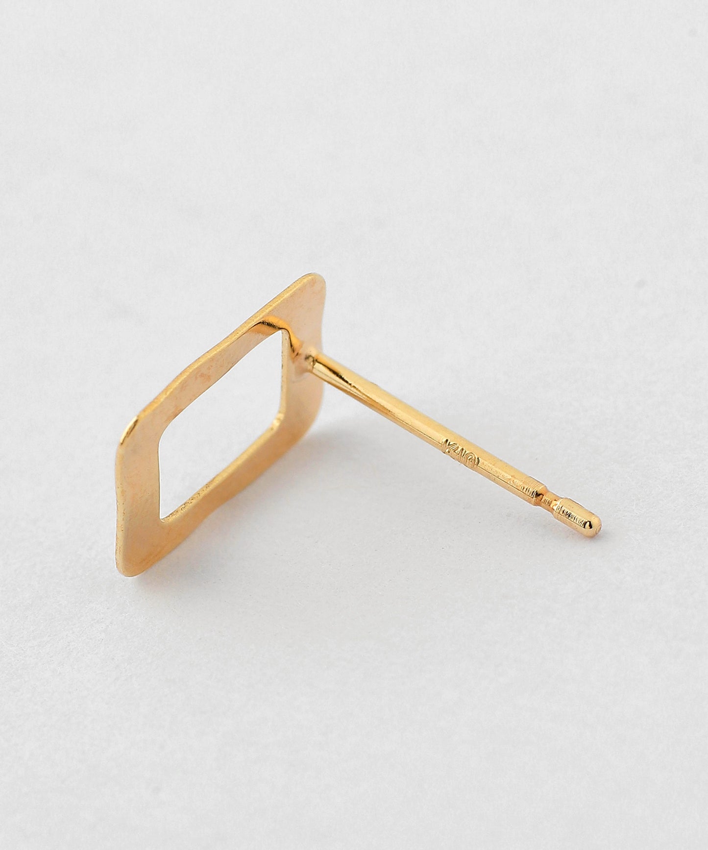 Square Plate Earrings [10K][Basic]