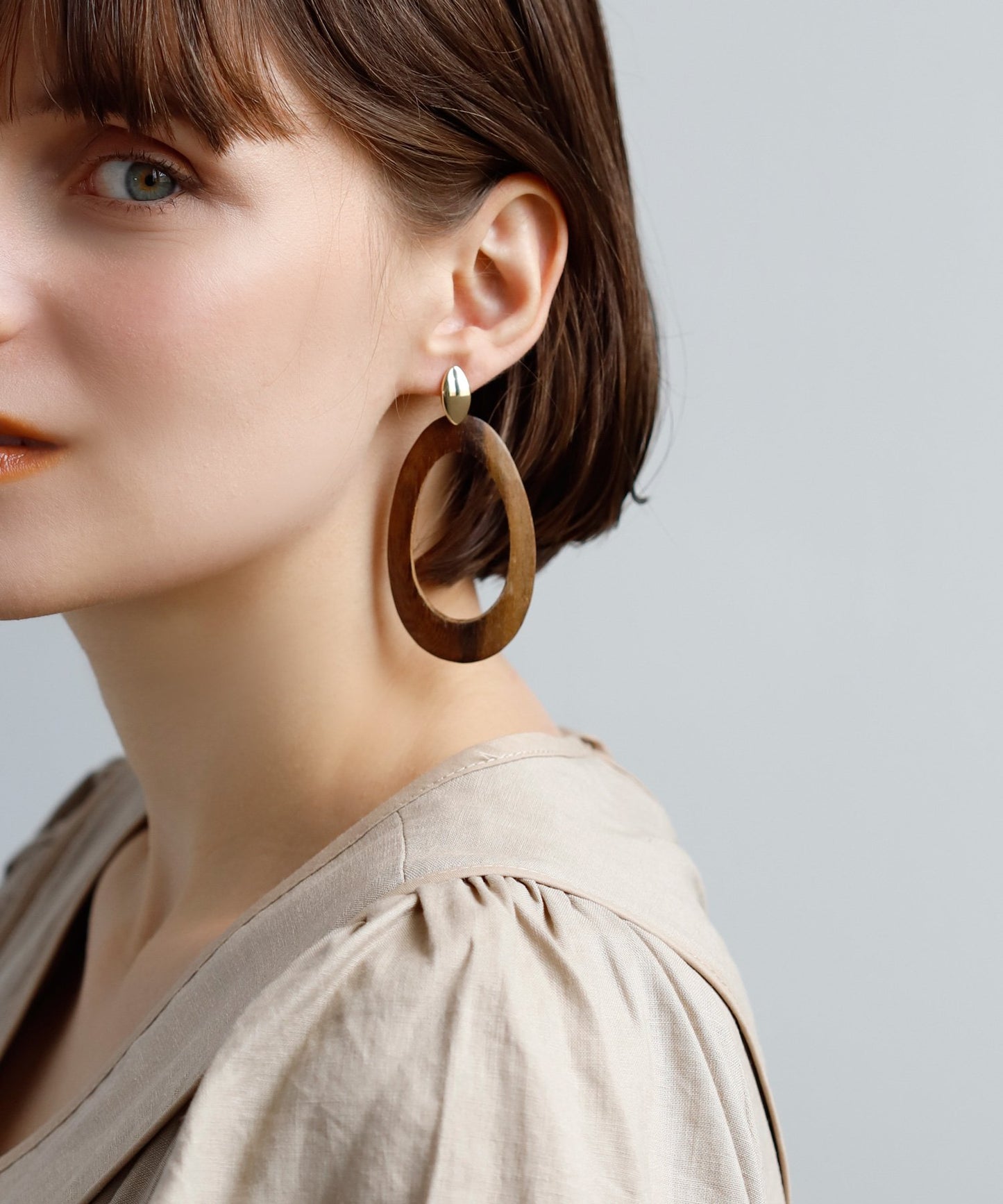 Wood Earrings[Ownideal]