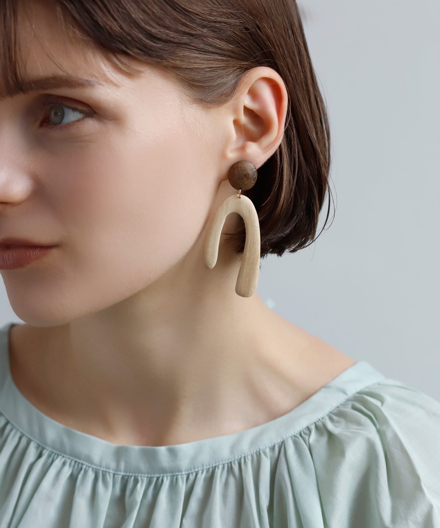 Wood Earrings[Ownideal]