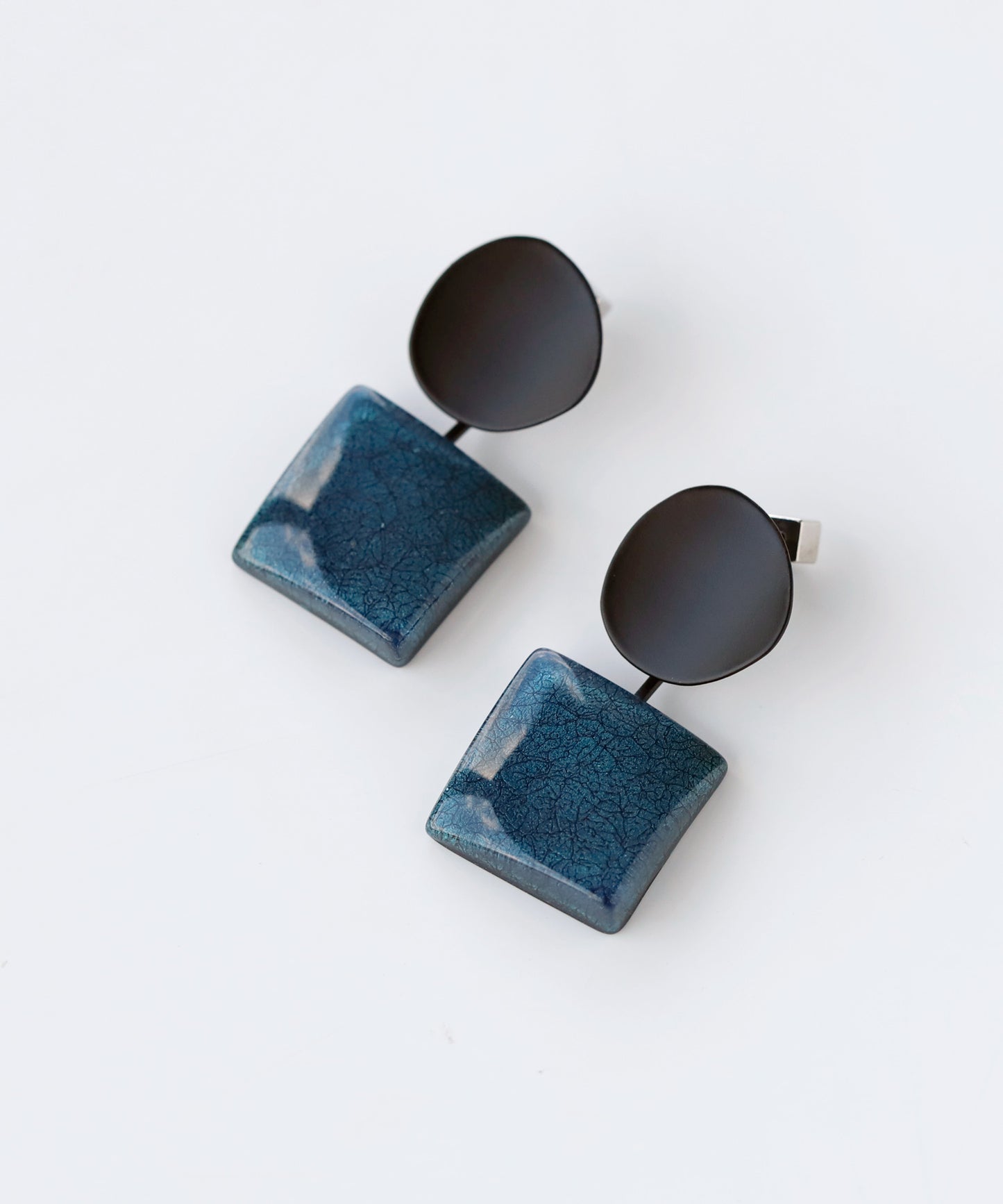 Square Tile Earrings[Owindeal]
