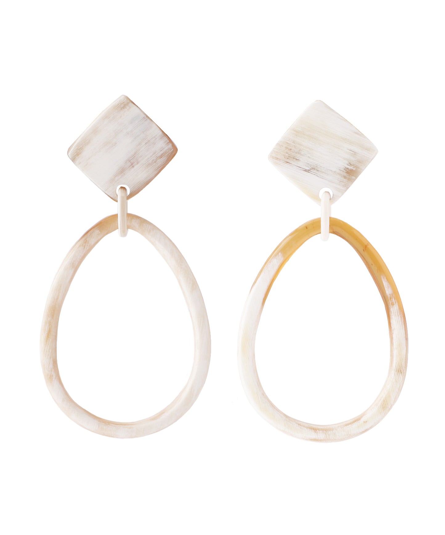 Water Buffalo Horn Earrings[Ownideal]