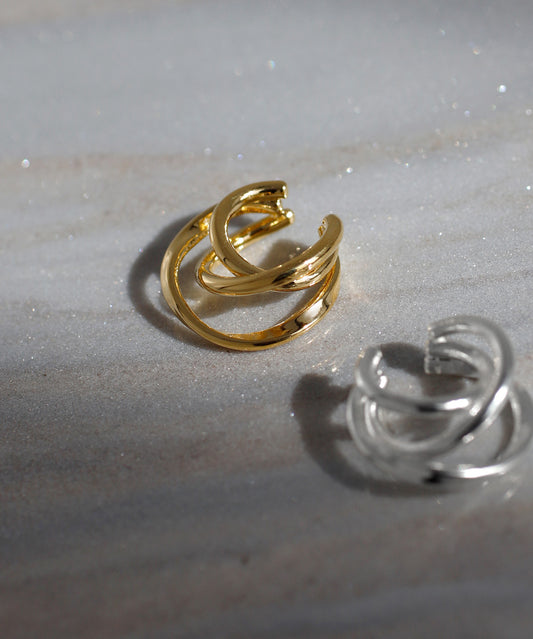 Twist Volume Ear Cuff [UMU][Ownideal] [Thick Plating]