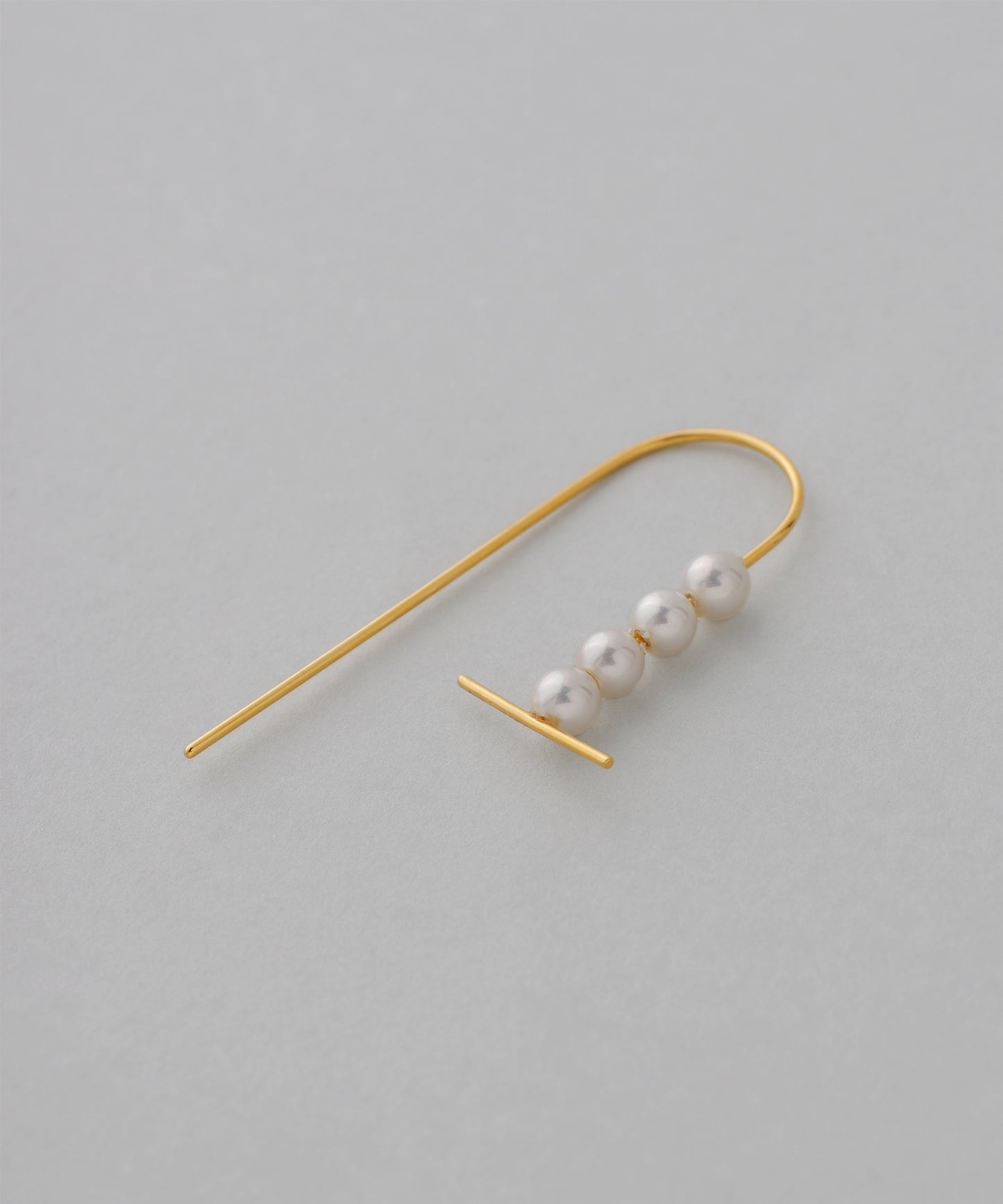 Pearl Stick motif Earrings [UMU]