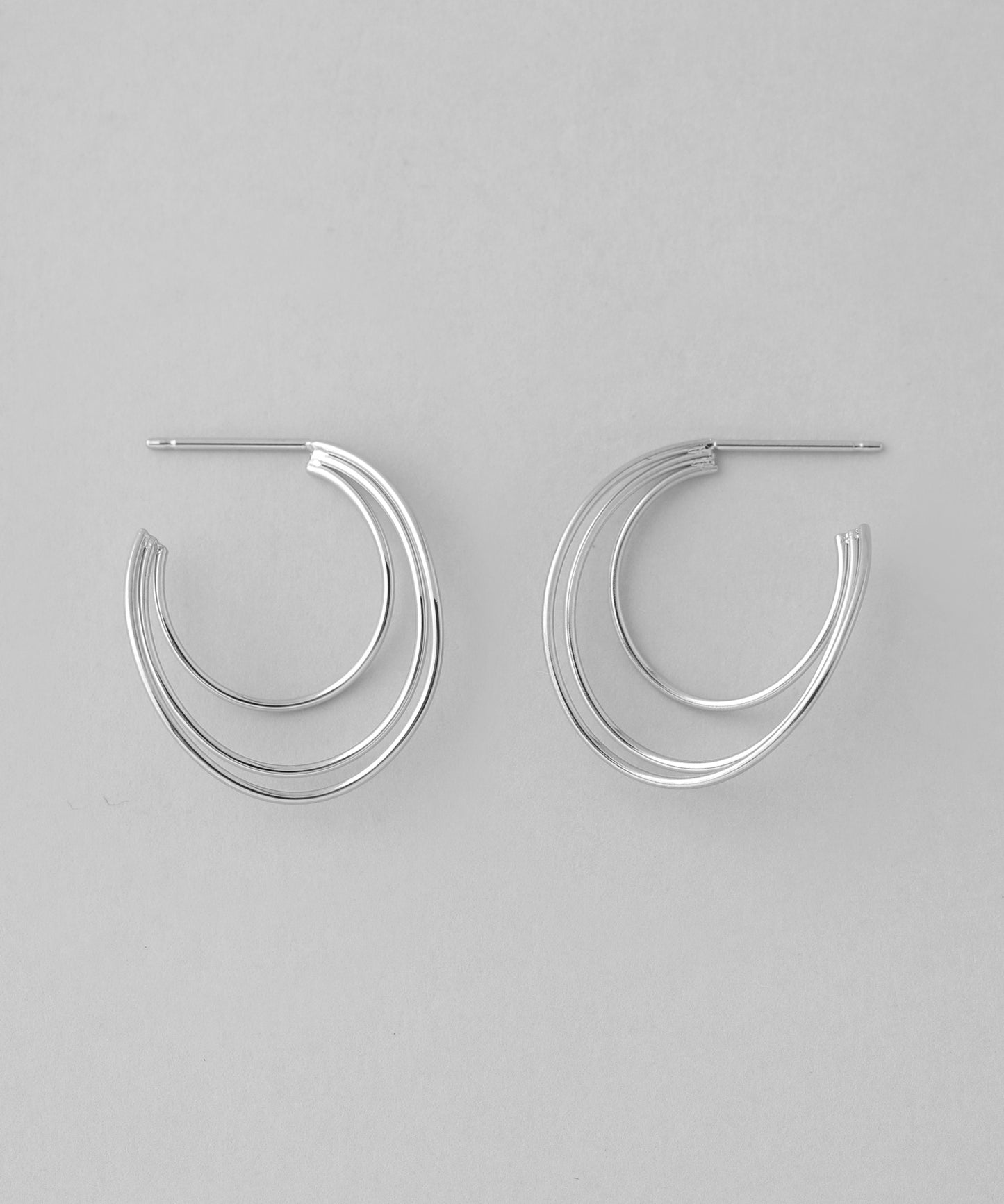 3 Line Hoop Earrings [UMU]