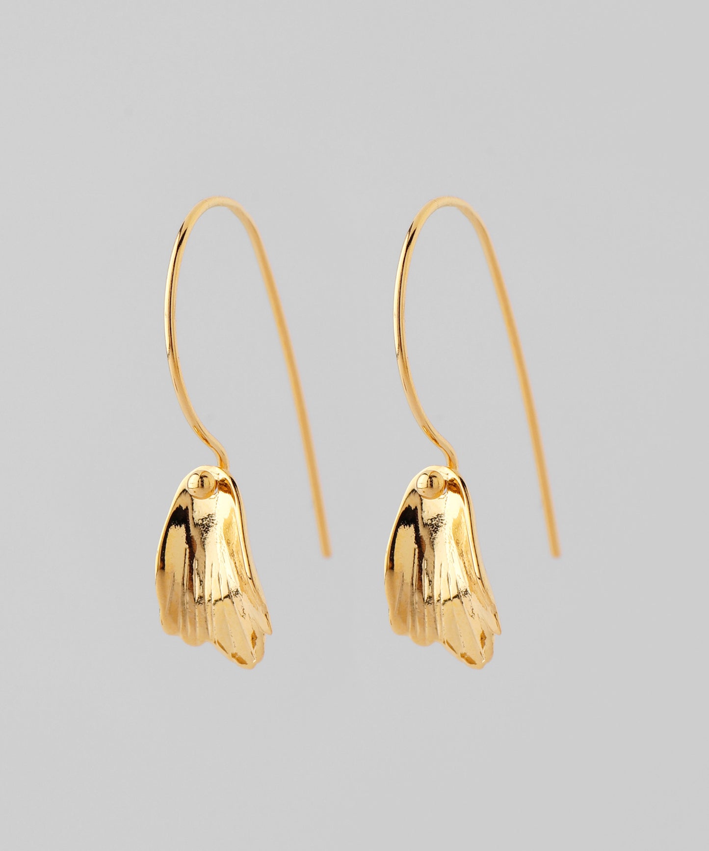 Flower Hook Earrings [UMU][Sheerchic]