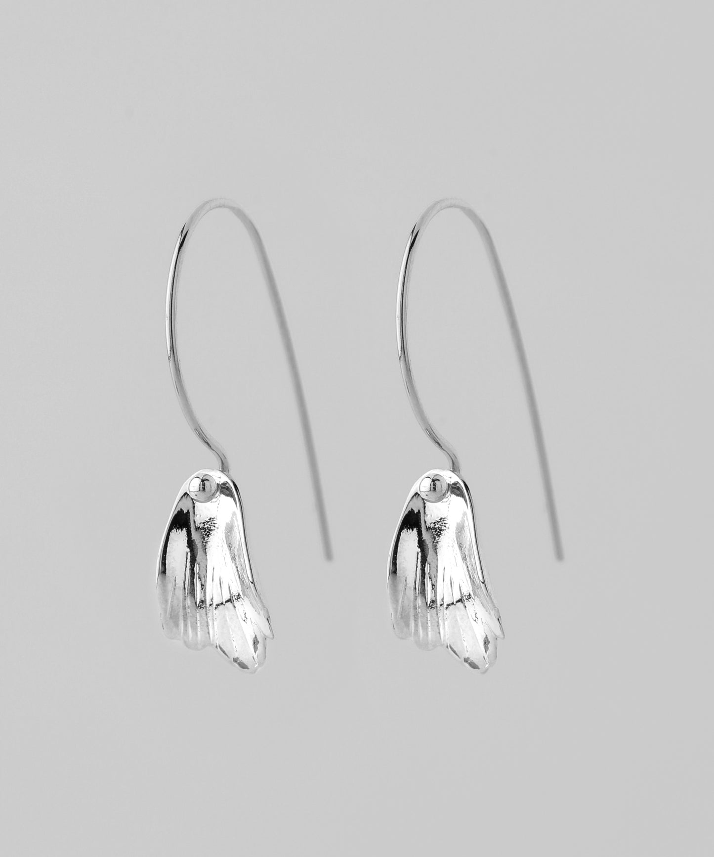 Flower Hook Earrings [UMU][Sheerchic]
