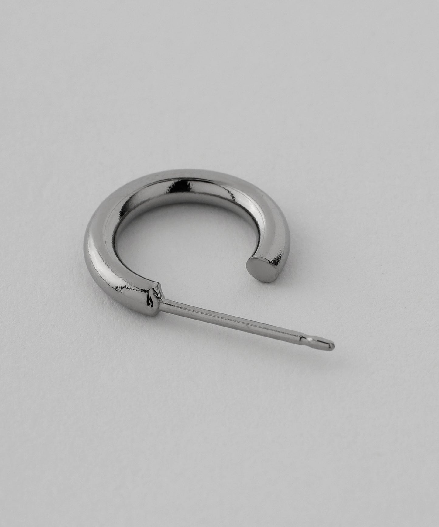 MR. Titanium Hoop Earrings [thickness 2mm][UMU]