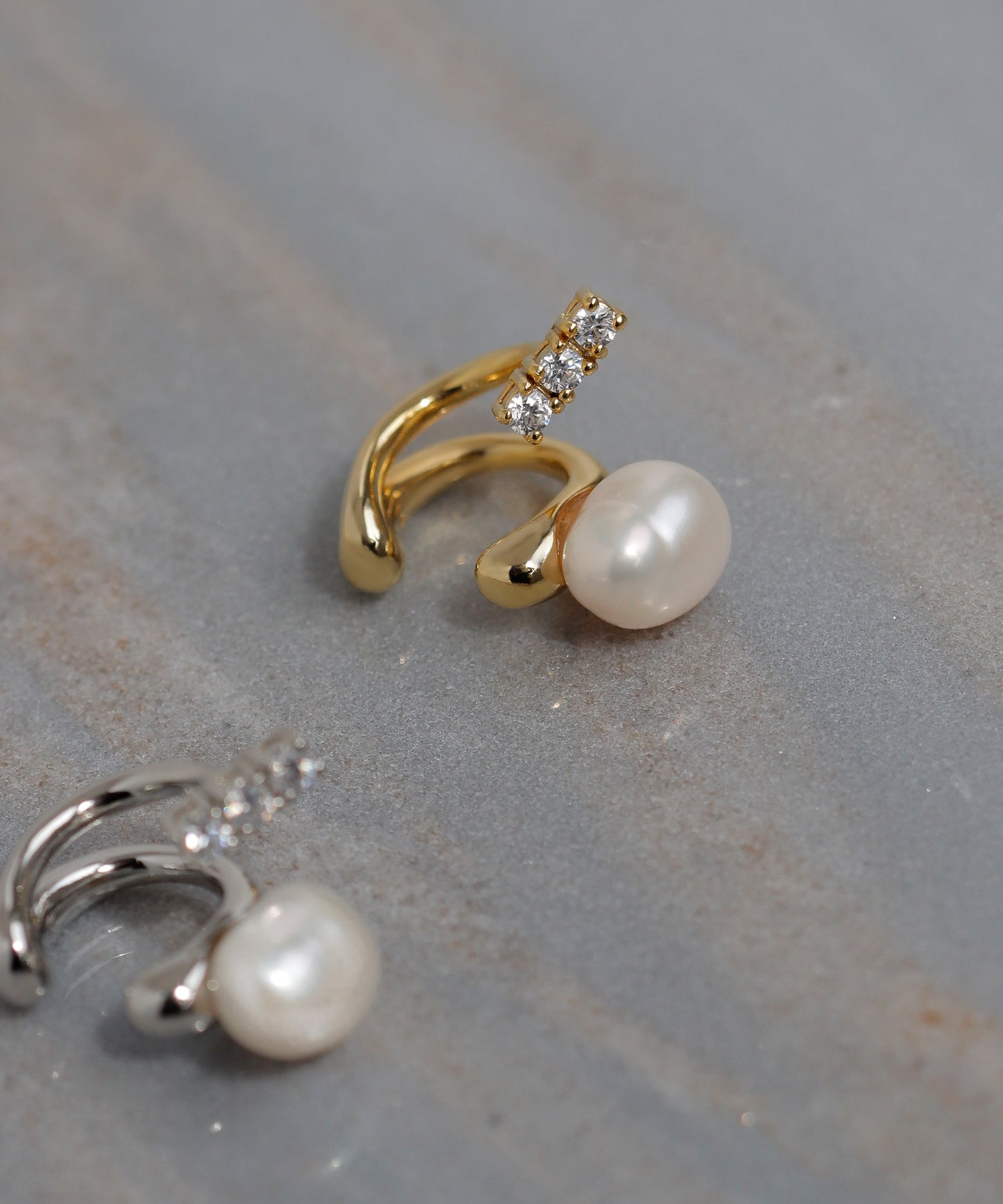 【Online Store Limited】Pearl × Bijoux Ear Cuff [Ownideal]