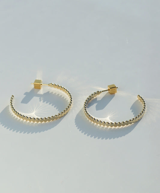 Designed Hoop Earrings [Sheerchic]