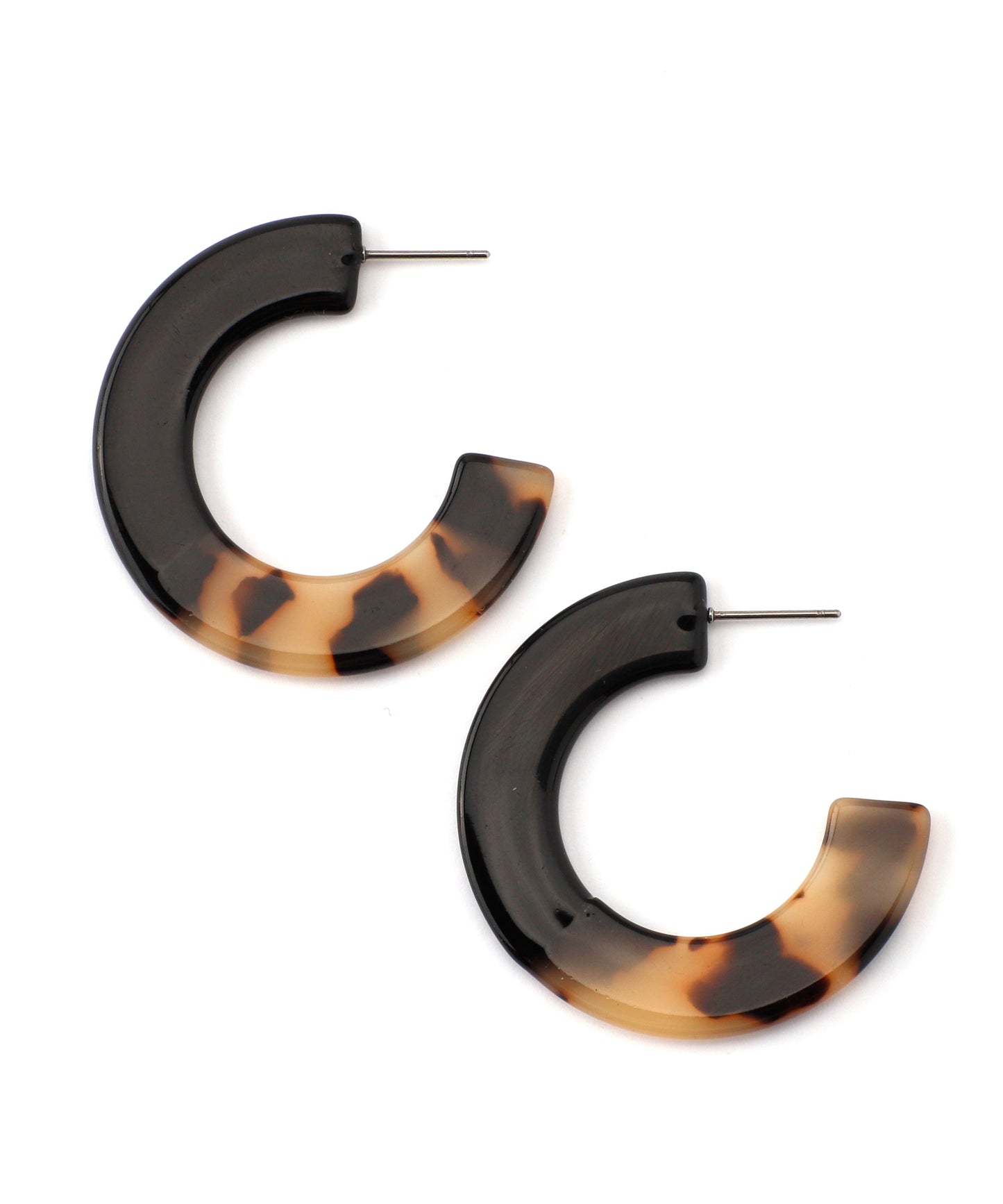 Bicolor Hoop Earrings[Ownideal]