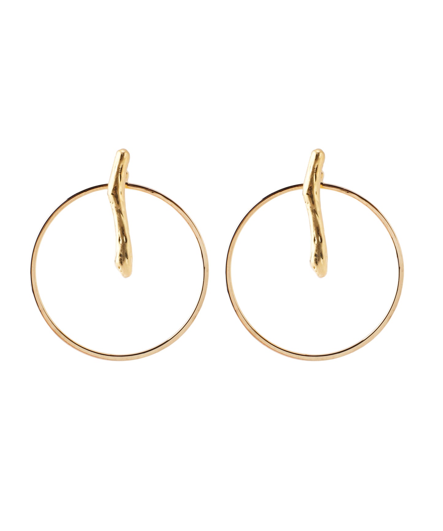 Metal Circle Earrings[Ownideal]