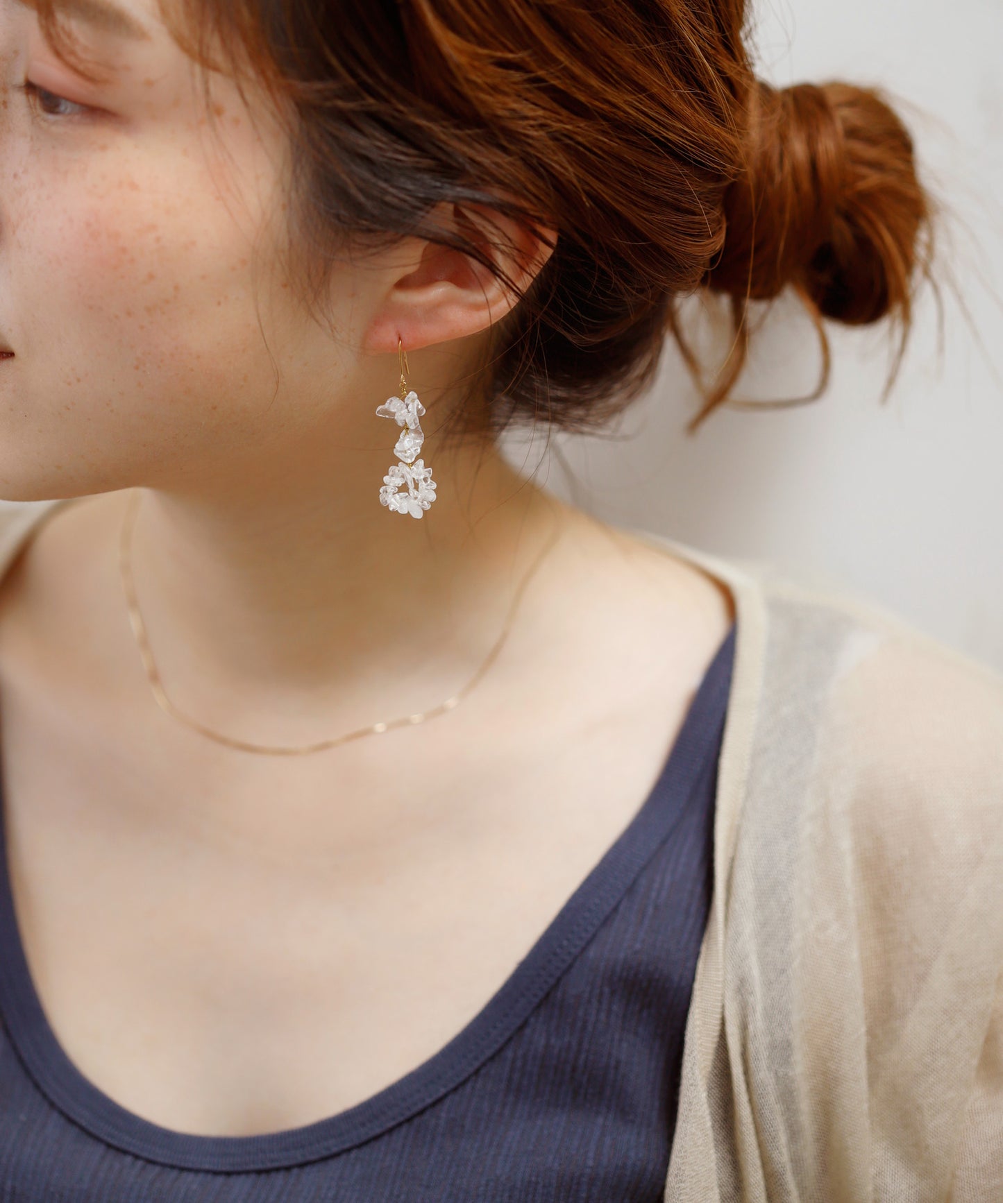 Gemstone Earrings[Sheeechic]