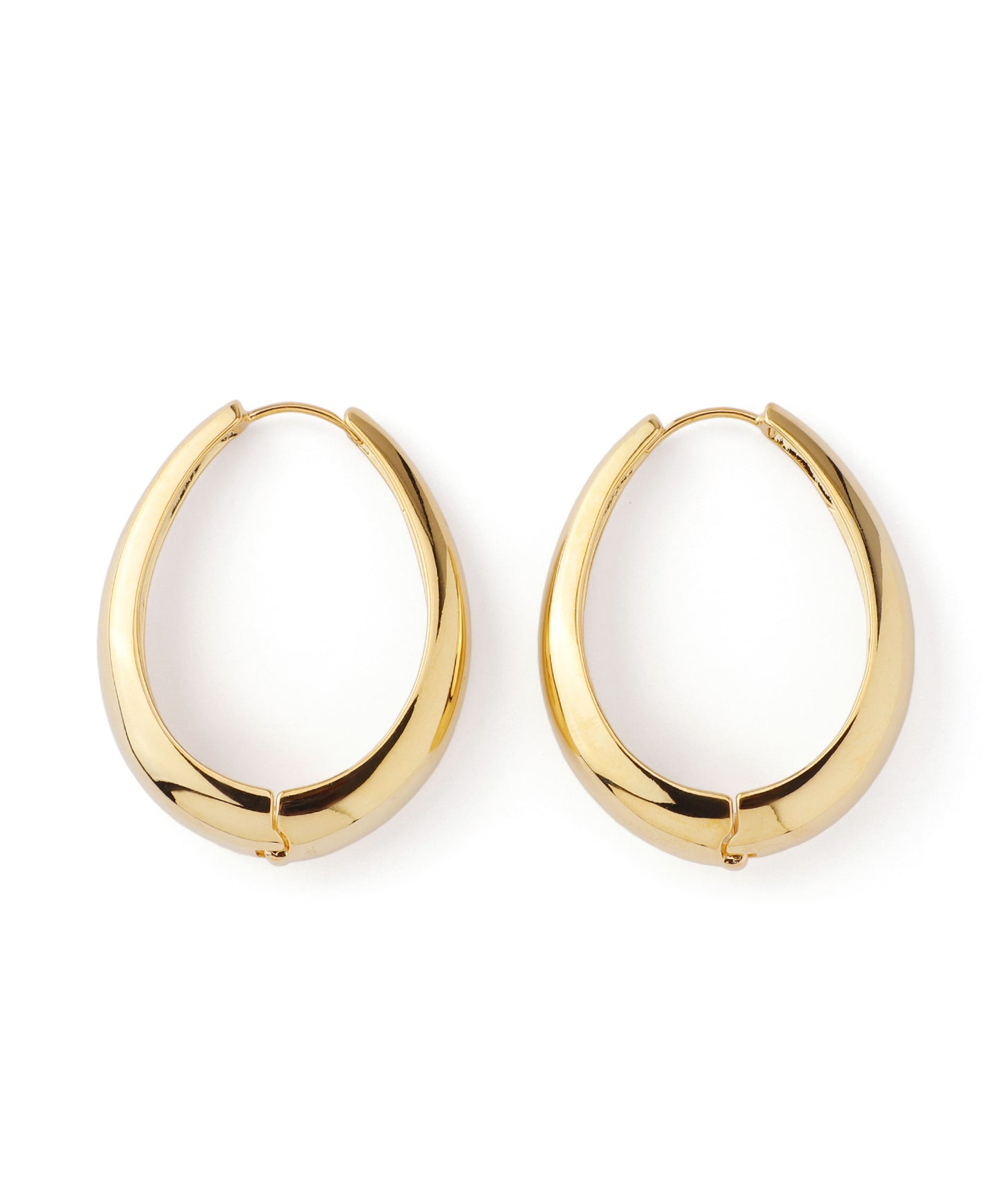 Metal Hoop Earrings[Basic]